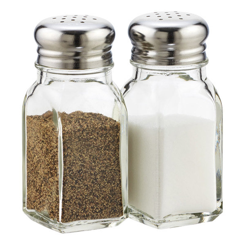 Glass Salt and Pepper Shaker Set