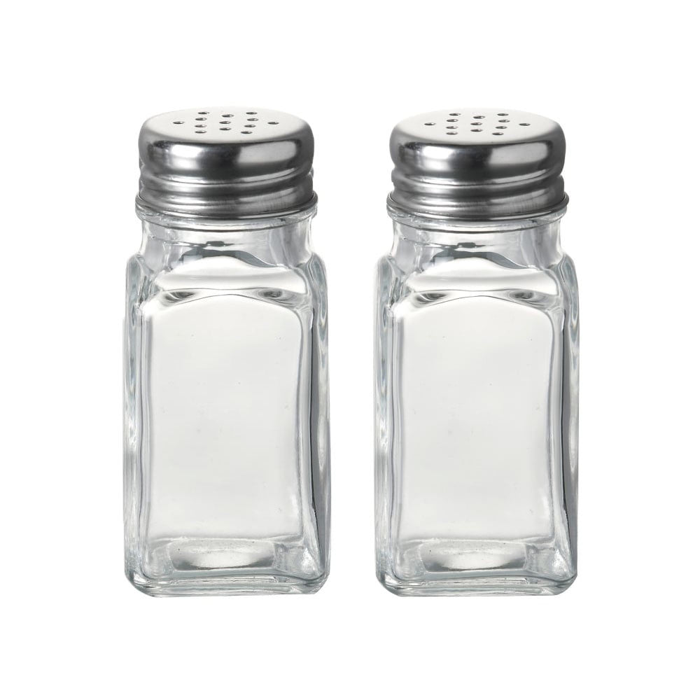 Glass Salt and Pepper Shaker Set