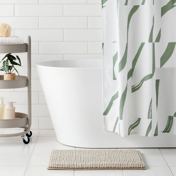 The Soft Haven Bath Mat — Plush Comfort in a Warm Neutral