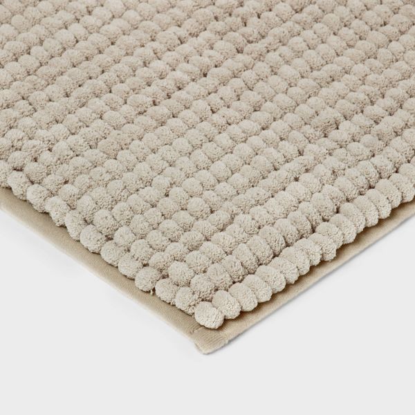 The Soft Haven Bath Mat — Plush Comfort in a Warm Neutral